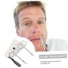 SHERCHPRY Facial Hair Trimming Kit 4pcs Stainless Steel Beard Scissors Scissors Nose Hair Trimmer Precision Shears for Grooming Barber Shop Diy view 4
