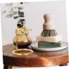 PACKOVE Shaving Brush Stand Metal Rack for Holder Organization Finish Shaving Tool Brush Holder and Storage Neat Bathroom view 4
