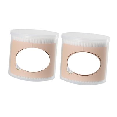 Healeved 600pcs Double- Cotton Swabs for Makeup and Daily Use Soft Absorbent Applicators for -ups and Tip for Lint Application