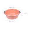 ABOOFAN 4pcs Lightweight Portable Wash Basin over The Sink Sink Sponge Holder for Family Camping Handwashing Vegetable Fruit Cleaning Random Color view 2