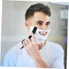 Beatifufu 2pc Barbers Manual Razor Straight Razor Barber Tool Stainless Steel Face Shaver for Men view 2