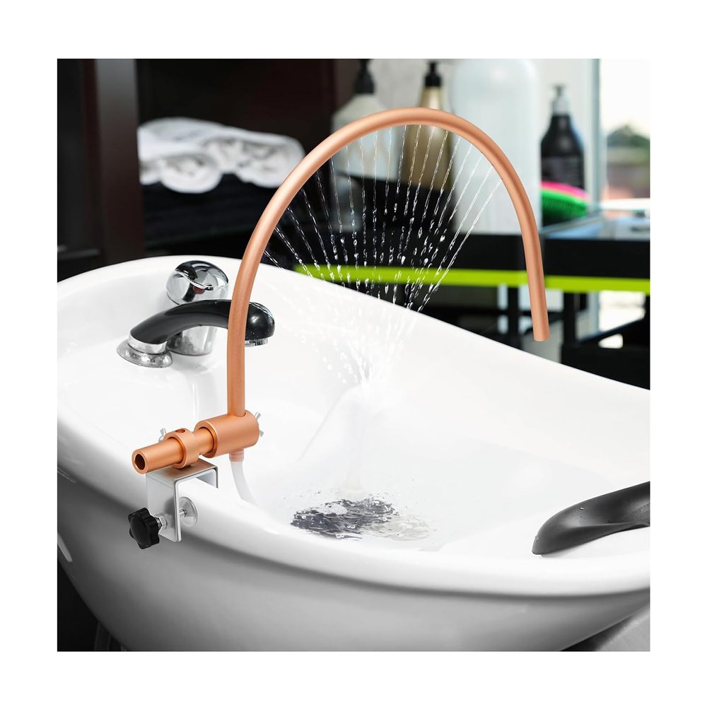 Waterfall Spa Frame for Shampoo Bowls - Adjustable Water Circulation Rack with Pump - Compatible with Most Salon Equipment