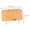 ABOOFAN Detachable Wooden Rest Pillow for Bathtub Sturdy Lightweight Bath Support for Enhanced Relaxation Fits Tub Styles Easy to Install and Store view 2