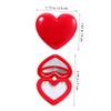 TOGEVAL 20pcs Heart-shaped Lipstick Containers Mirror Compact Empty Makeup Cases for Travel-friendly Storage for Lipsticks and Eyeshadows view 2