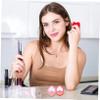 TOGEVAL 20pcs Heart-shaped Lipstick Containers Mirror Compact Empty Makeup Cases for Travel-friendly Storage for Lipsticks and Eyeshadows view 4