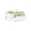 ABOOFAN Cosmetics Organizer Desk Makeup Storage Box Rotating Makeup Holder Skincare Brush Storage Desktop Organizer for Cosmetics view 3
