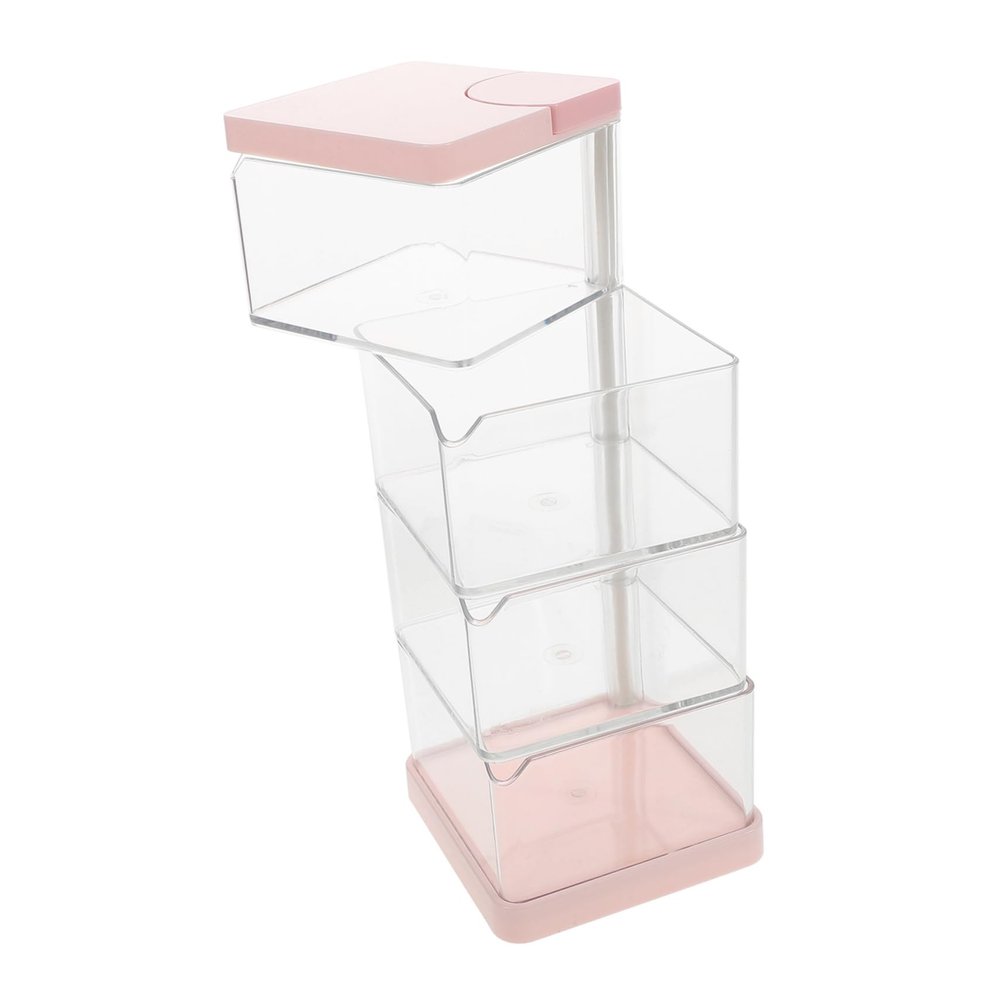 ABOOFAN Jewelry Storage Box for Girls Hair Accessories Organizer Desktop Organizer Hair Ties Storage Earring Holder Multi-compartment Box