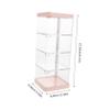ABOOFAN Jewelry Storage Box for Girls Hair Accessories Organizer Desktop Organizer Hair Ties Storage Earring Holder Multi-compartment Box view 2