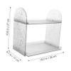 ABOOFAN Glacier Pattern Makeup Organizer Vanity Storage Rack Skincare Holder Countertop Organizer Easy to Use Decorative view 3
