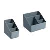 ABOOFAN 2pcs Multi-grid Toiletry Storage Box Versatile Jewelry Container Cosmetics Organizer for Students Portable Pink Dusty Blue Design Easy to Clean view 1