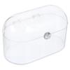Alipis Transparent Acrylic Makeup Brush Holder with Lid Large Capacity Cosmetic Organizer for Desktop Multi-functional Storage Box for Vanity and Office Use view 1