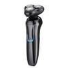 3-Blade Electric Shaver, Rechargeable Men's Razor with Floating Heads, USB Charging, Black/Silver (Black) view 1