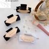 Tethzeng Bridesmaid Scrunchies Proposal Gifts square 4.1inch Bachelorette Hair Claws Clips Girls heart sunglasses headband gift for Wedding Party Favors (24, White&Black) view 3