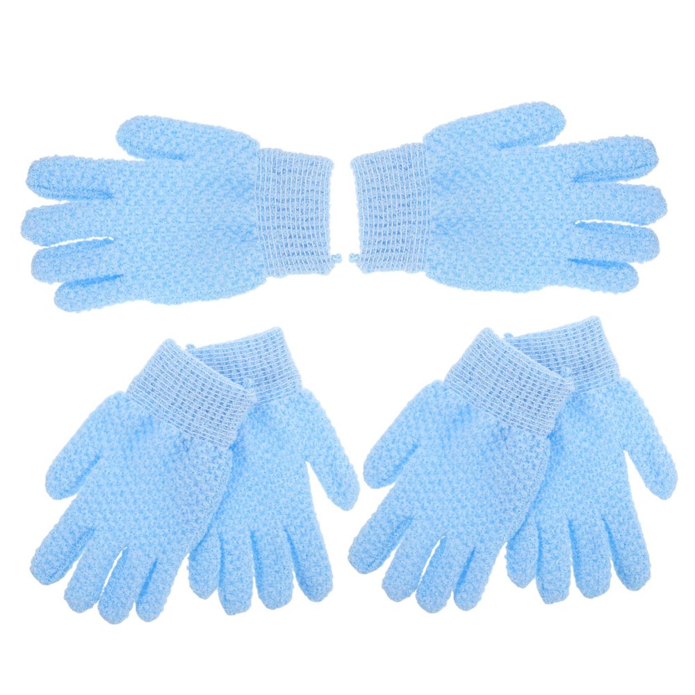 CALLARON 3pairs Dead Skin Removal Gloves Heavy Duty Exfoliating Mitts Spa Bath Scrub Glove