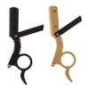 Mikinona Barber Razor Set Men's Eyebrow Beard Shaver Straight Razor Barber Supplies Manual Shaving Tool view 1