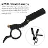 Mikinona Barber Razor Set Men's Eyebrow Beard Shaver Straight Razor Barber Supplies Manual Shaving Tool view 3