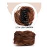 LPOCIKZADEC Messy bun Hair Piece, Synthetic Claw Hair Bun Chignon Clip-in Updo for Women,Hair bun Wig(Light Brown) view 2