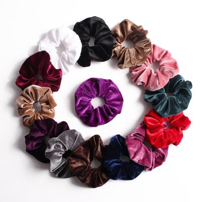 14velvet Headbands, Elastic Hair Accessories, Women's Hair Accessories, Rope Headbands, Thick Hair Loops