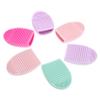 ELAYARD 6pcs Silicone Beauty Brush Mat Makeup Cleaning Pad for Efficient Brush Washing Mixed Colors Convenient for Salon Home Use view 1