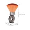 Healeved Men's Shaving Accessories Barber Brush and Bowl Hair Duster Brush for Hair Salons view 4