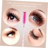 ELAYARD 4pcs Portable Eyelash Brush Tubes Keychain Reusable Mascara Wands for Eyebrow Makeup Eyelash Brushes for Travel and Daily Use for Beginners and Makeup Artists view 3