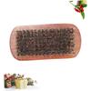 IWOWHERO Beard Brush for Men Natural Beech Wood Handle Beard Shaping Tool Barber Brush view 3