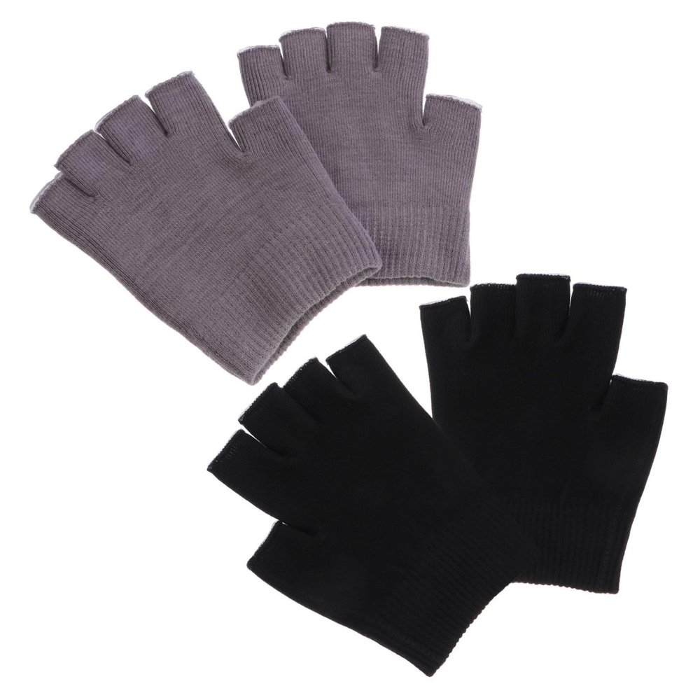 ELAYARD 2pairs Moisturizing Gel Gloves for Women Fingerless for Dry Cracked Hands for Skincare Relaxation and Giving Special Occasions