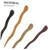 PENIKOKO 4pcs Wooden Hair Sticks for Buns Chinese Hairpin Accessories Hair Styling Tools Natural Dark and Original for Daily Use and Elegant Hairstyles view 3