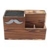 Wooden Hair Scissors Large Storage Box, Hairdressing Scissors Holder Shears Block, Barber Table Collector for Hairstyling, Combs Clips, Brushes, Salon Barber Scissor, Holder Rack view 1