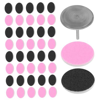 CALLARON Nail Drill Sanding Paper Discs 50pcs Manicure Tools Foot File Sandpaper Discs Pedicure Sandpaper Discs Foot Sandpaper Discs Manicure Tools