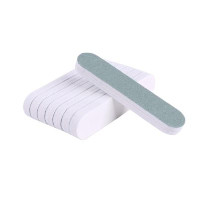20Pcs Nail File 1000/4000 professionel 9 * 2cm Sanding Block Sponge Green White Glitter File Double Sided Buffer