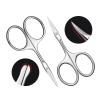 1pcs Professional Stainless Steel Eyebrow and Cuticle Scissors for Manicure, Hair Removal, and Hair Trimming(Eyebrow scissors) view 2