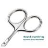 1pcs Professional Stainless Steel Eyebrow and Cuticle Scissors for Manicure, Hair Removal, and Hair Trimming(Eyebrow scissors) view 4