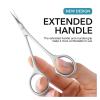 1PC Dead Skin Scissors Stainless Steel Multi-purpose Manicure Scissors Cuticle Trimmer Beauty Grooming Kit(Gold) view 3