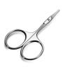 1pcs Professional Stainless Steel Eyebrow and Cuticle Scissors for Manicure, Hair Removal, and Hair Trimming(Nose hair scissors) view 1