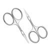 1pcs Professional Stainless Steel Eyebrow and Cuticle Scissors for Manicure, Hair Removal, and Hair Trimming(Nose hair scissors) view 3