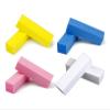 2Pcs Nail Buffer Blocks, 4 Sided Sponge Buffering Blocks for Acrylic, Natural Nail Cares, Professional Manicure(Neon Pink) view 3