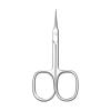 1Pcs Precision Stainless Steel Cuticle Scissors - Thin Blade Nail Clippers for Manicure and Eyebrow Trimming - Dead Skin Remover(Silvery Shiny) view 1