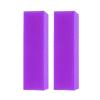 2Pcs Nail Buffer Blocks, 4 Sided Sponge Buffering Blocks for Acrylic, Natural Nail Cares, Professional Manicure(Neon Purple) view 1
