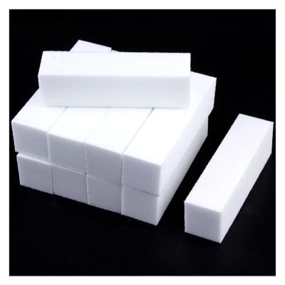 10/20/50Pcs Professional Nail Buffer Nail File Polisher Block Manicure Pedicure Files Sanding Polishing Sponge Nail Art Tools(50pcs White)