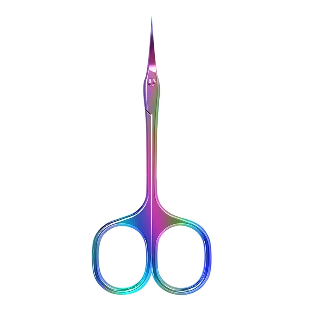 1Pcs Cuticle Scissors Nail Cuticle Clippers Trimmer Dead Skin Remover Stainless Steel Professional Nail Art Tools Cuticle Cutter(Colorful)