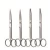 LZYXFP Scissors Steel Small Nail Tools Eyebrow Nose Hair Cut Manicure Makeup Professional Beauty Accessories(14 Curved Pointed) view 1