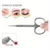 1/2pcs Professional Manicure Scissors Stainless Steel Cuticle Scissors Dead Skin Remover For Nails Art Clippers Eyebrow(Sliver 1pc) view 4