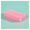 Exfoliate Feet Pedicure Handle Pumice Stone Scraper Foot File Hard Rough Dry Skin Scrub Callus Remover Manual Cracked(Pink) view 2