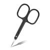 Cuticle Scissors Extra Fine Cuticle Trimmer for Manicure and Pedicure Curve Blade Precise Pointed Tip Grooming Kit for Nail Art(Gen2 black) view 1