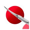 Cuticle Scissors Extra Fine Cuticle Trimmer for Manicure and Pedicure Curve Blade Precise Pointed Tip Grooming Kit for Nail Art(Gen2 black) view 3
