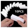 10/20/50Pcs Professional Nail Buffer Nail File Polisher Block Manicure Pedicure Files Sanding Polishing Sponge Nail Art Tools(10pcs White) view 2