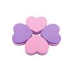 50PCS Double-Side Heart Nail Files Buffer Block Pink Purple 180 240 Grit Sponge Nail Supplies for Professional Manicure Products view 1