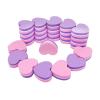 50PCS Double-Side Heart Nail Files Buffer Block Pink Purple 180 240 Grit Sponge Nail Supplies for Professional Manicure Products view 3