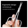 1Pcs Professional Cuticle Scissors Nipper Trimmer Stainless Steel Cuticle Clipper Cutter Manicure Nail Tools(Updated model) view 3